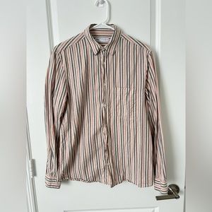 Zara Stripped Buttoned Down Shirt